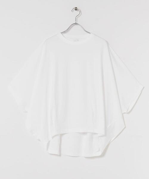 かぐれ(カグレ)の「ワイドコクーンドルマンカットソー(Tシャツ/カットソー・レディース・ネイビー/ブラック/オフホワイト・FREE)」の11枚目の写真