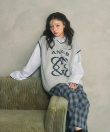 ANDGEEBEE | UNISEX エンブレムシャギーベスト(ベスト)
