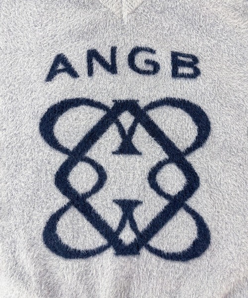 ANDGEEBEE（アンジービー）の「UNISEX エンブレムシャギーベスト（ベスト・レディース・ブラック/グレー・FREE）」の8枚目の写真