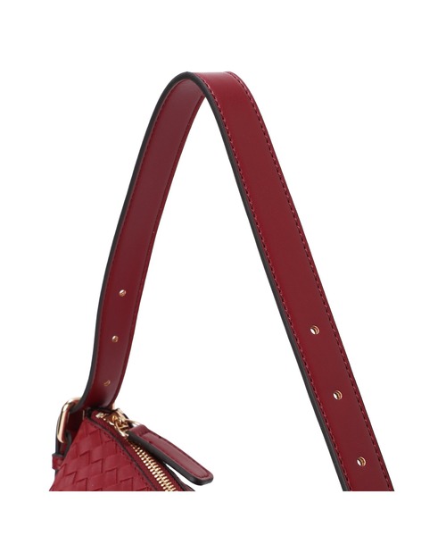 Guess（ゲス）の「ALISHA Shoulder ショルダーバッグ（ハンドバッグ・レディース・ワインレッド/ブラック/ライトベージュ・ONE SIZE）」の5枚目の写真