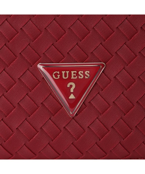 Guess（ゲス）の「ALISHA Shoulder ショルダーバッグ（ハンドバッグ・レディース・ワインレッド/ブラック/ライトベージュ・ONE SIZE）」の6枚目の写真