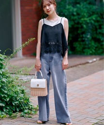 COHINA（コヒナ）の「COHINA DENIM フレアワイド 【低身長・小柄女性】（デニムパンツ）」