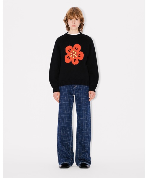 KENZO(ケンゾー)の「'Boke Flower' コットンウール ジャンパー(その他トップス・レディース・ブラック系その他5・X-SMALL/MEDIUM/SMALL)」の3枚目の写真