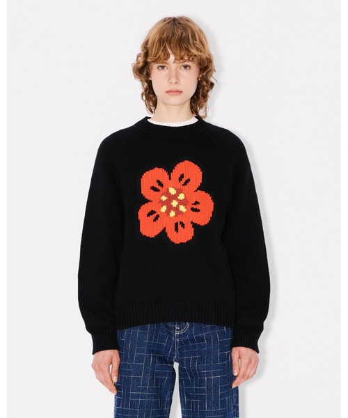 KENZO(ケンゾー)の「'Boke Flower' コットンウール ジャンパー(その他トップス・レディース・ブラック系その他5・X-SMALL/MEDIUM/SMALL)」の5枚目の写真