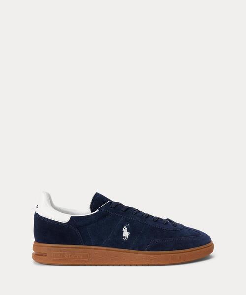POLO RALPH LAUREN(ポロ ラルフ ローレン)の「Bedford スエード スニーカー(スニーカー・メンズ・ネイビー系1・10D/10.5D/5D/6D/7D/7.5D/8D/8.5D/9D/9.5D)」の1枚目の写真