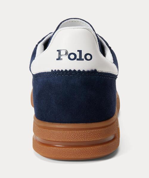 POLO RALPH LAUREN(ポロ ラルフ ローレン)の「Bedford スエード スニーカー(スニーカー・メンズ・ネイビー系1・10D/10.5D/5D/6D/7D/7.5D/8D/8.5D/9D/9.5D)」の3枚目の写真