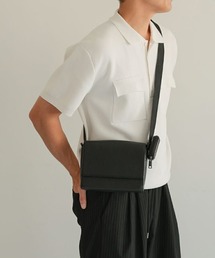 STYLISE（スタイライズ）の「【SYNQUE】Box shoulder bag / ブラック［C］（ショルダーバッグ）」