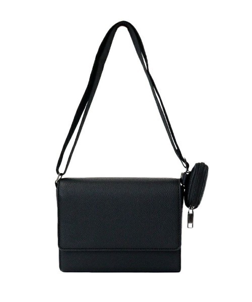STYLISE（スタイライズ）の「【SYNQUE】Box shoulder bag / ブラック［C］（ショルダーバッグ・メンズ・ブラック・ONE）」の16枚目の写真
