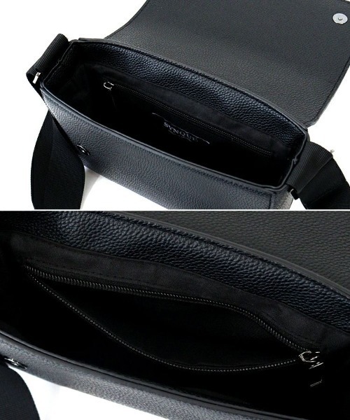 STYLISE（スタイライズ）の「【SYNQUE】Box shoulder bag / ブラック［C］（ショルダーバッグ・メンズ・ブラック・ONE）」の22枚目の写真