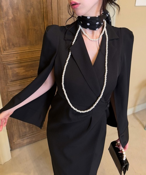 ウエストタックケープワンピース（ワンピース）｜ROYAL PARTY