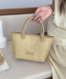 Doux Belle（ドゥーベル）の「ストローハンドバッグ（ハンドバッグ）」