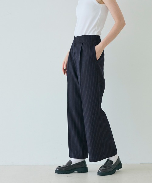 coca(coca)(コカ)の「ヘリンボーンストライプ2wayサロペット(サロペット/オーバーオール・レディース・チャコール/ネイビー・L/M/S)」の17枚目の写真