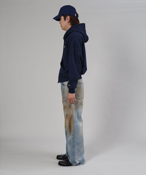 FFEIN（フェイン）】センター3D刺繍立体フードZIPパーカー / パーカー