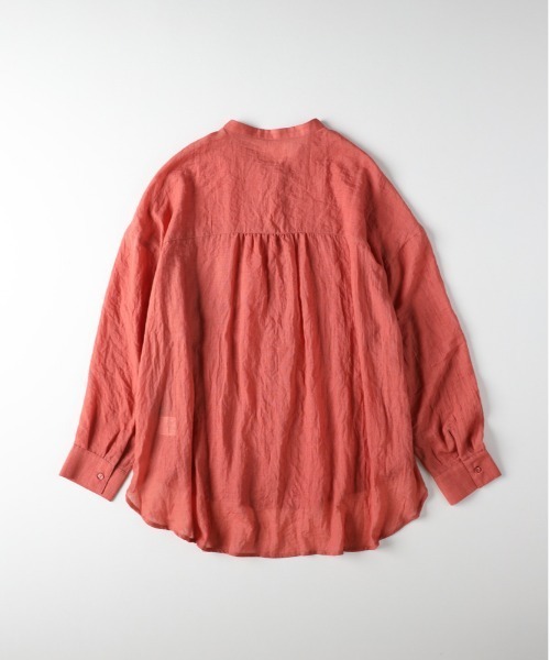 Right-on(ライトオン)の「【HONEYSUCKLE ROSE】シャンブレーシャツ(シャツ/ブラウス・レディース・オフホワイト/ダークグレー/オレンジ・L/M)」の15枚目の写真