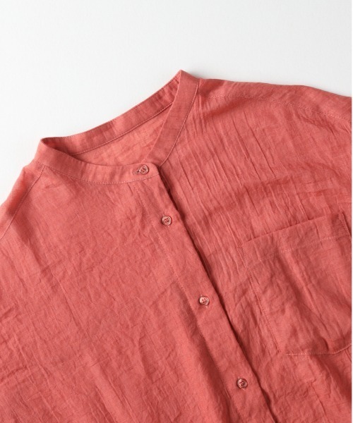 Right-on(ライトオン)の「【HONEYSUCKLE ROSE】シャンブレーシャツ(シャツ/ブラウス・レディース・オフホワイト/ダークグレー/オレンジ・L/M)」の16枚目の写真