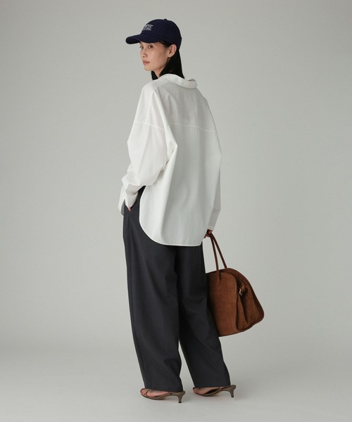 BABYLONE（バビロン）の「T/Wストレッチトロタックパンツ（その他パンツ・レディース・チャコール/ベージュ/ダークブラウン・38inch/36inch）」の8枚目の写真