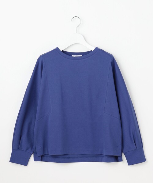 J.PRESS(ジェイプレス)の「ポンチ ボートネック カットソー(Tシャツ/カットソー・レディース・ワイン系/ベージュ系/ブルー系・F)」の15枚目の写真