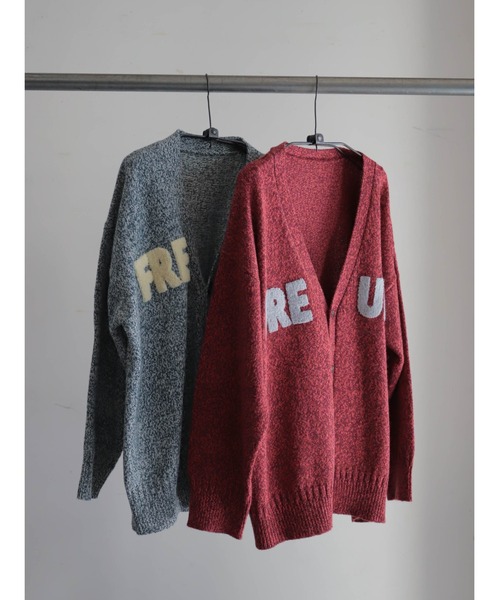 FIL DE FER（フィルデフェール）の「サガラロゴ刺繍　Vネックカーデ（カーディガン/ボレロ・レディース・グリーン/ボルドー・FREE）」の18枚目の写真