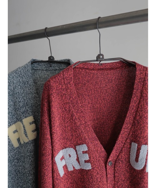 FIL DE FER（フィルデフェール）の「サガラロゴ刺繍　Vネックカーデ（カーディガン/ボレロ・レディース・グリーン/ボルドー・FREE）」の19枚目の写真