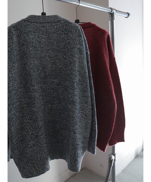 FIL DE FER（フィルデフェール）の「サガラロゴ刺繍　Vネックカーデ（カーディガン/ボレロ・レディース・グリーン/ボルドー・FREE）」の20枚目の写真