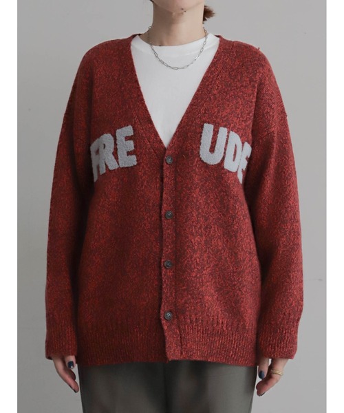 FIL DE FER（フィルデフェール）の「サガラロゴ刺繍　Vネックカーデ（カーディガン/ボレロ・レディース・グリーン/ボルドー・FREE）」の15枚目の写真