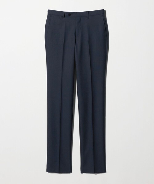 green label relaxing（グリーンレーベルリラクシング）の「GUABELLO 組織無地 MF ノープリーツ スーツパンツ（スーツパンツ・メンズ・グレー系/ネイビー・92/84/76/88/72/80）」の16枚目の写真