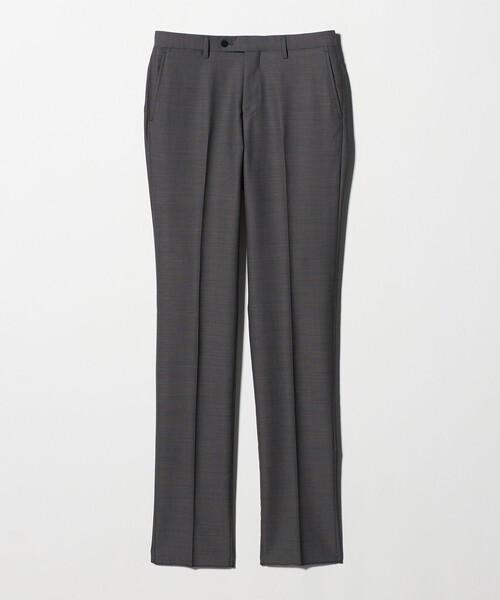 green label relaxing（グリーンレーベルリラクシング）の「GUABELLO 組織無地 MF ノープリーツ スーツパンツ（スーツパンツ・メンズ・グレー系/ネイビー・92/84/76/88/72/80）」の8枚目の写真