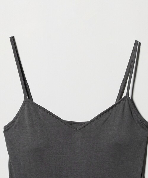 Steven Alan（スティーブンアラン）の「＜COCOONA SKINWEAR＞CAP CAMISOLE/キャミソール（キャミソール・レディース・ベージュ/ダークグレー・1）」の10枚目の写真