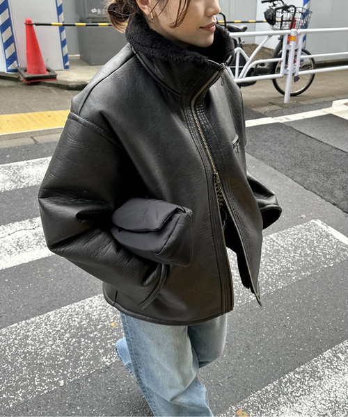 ライダースジャケット ジャーナルスタンダード レディースジャケット アウター レザーショートライダースジャケット（レザージャケット