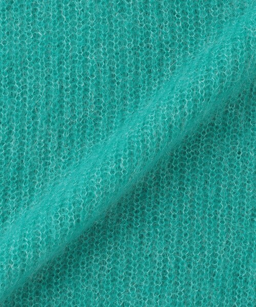 MACKINTOSH PHILOSOPHY（ﾏｯｷﾝﾄｯｼｭ ﾌｨﾛｿﾌｨｰ）の「GREY LABEL モヘアミックスVネックベスト（ベスト・レディース・ブルー系その他7/ブラック・2）」の3枚目の写真