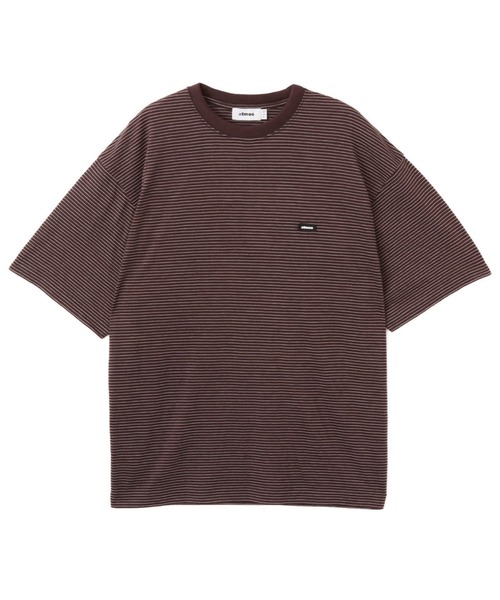 atmos Merino Wool Knit Border T-Shirt — трикотажная футболка в полоску из мериносовой шерсти (atmos)