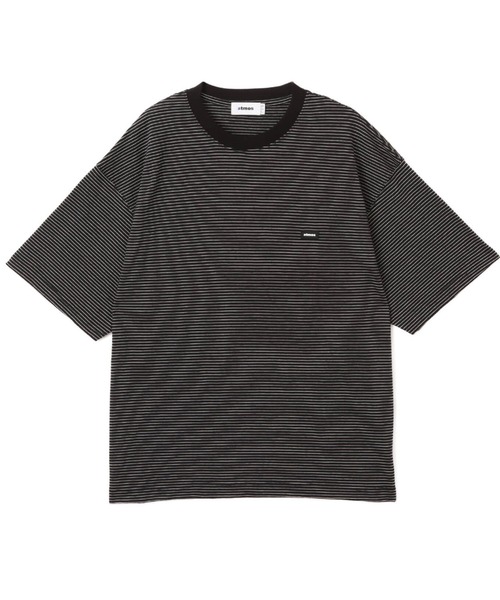 atmos(アトモス)の「atmos Merino Wool Knit Border T-Shirt / アトモス メリノウール ニット ボーダー Tシャツ(ニット/セーター・メンズ・ブラウン/グレー/ブラック・M/XL/L)」の2枚目の写真