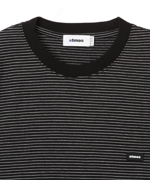 atmos(アトモス)の「atmos Merino Wool Knit Border T-Shirt / アトモス メリノウール ニット ボーダー Tシャツ(ニット/セーター・メンズ・ブラウン/グレー/ブラック・M/XL/L)」の4枚目の写真