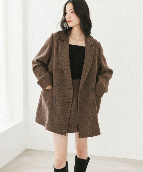 Heather(ヘザー)の「Winterラップミニスカート 589279(スカート・レディース・ブラウン系/レッド系/グレー系・S/M)」の7枚目の写真