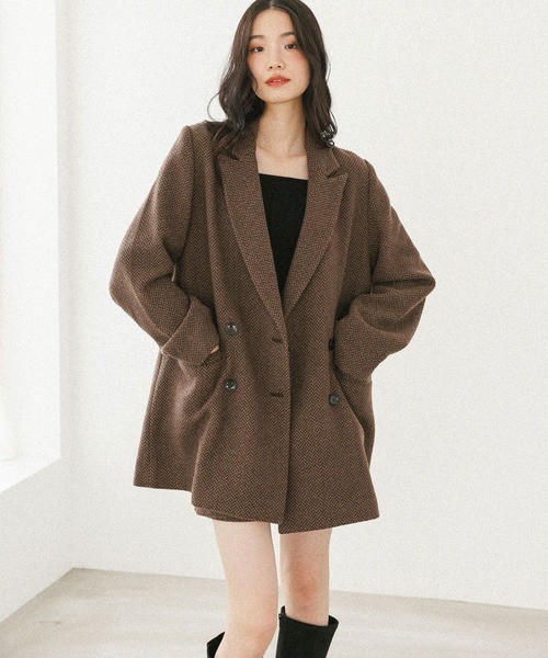 Heather(ヘザー)の「Winterラップミニスカート 589279(スカート・レディース・ブラウン系/レッド系/グレー系・S/M)」の9枚目の写真