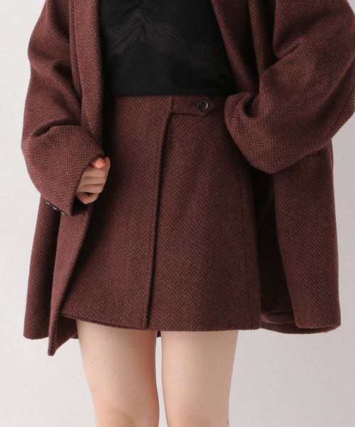 Heather(ヘザー)の「Winterラップミニスカート 589279(スカート・レディース・ブラウン系/レッド系/グレー系・S/M)」の11枚目の写真