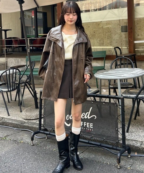 mystic（ミスティック）の「【年間総売上1万枚以上！WEB限定ホワイト登場！】オフショルリブニット（ニット/セーター・レディース・ベージュ/ブラック/アイボリー/ボルドー/ブラウン/ピンク/グレー/ホワイト・FREE）」の10枚目の写真