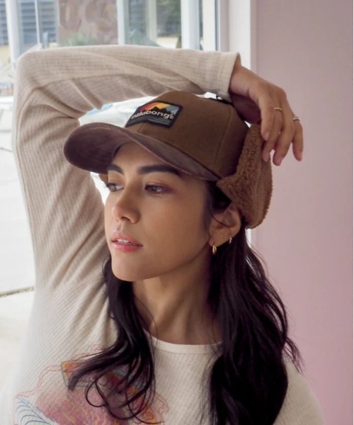 BILLABONG（ビラボン）の「BILLABONG/ビラボン キャップ TRAPPER CAP BF014-903（キャップ・レディース・グレー/アイボリー/ブラック/ブラウン・FREE）」の19枚目の写真
