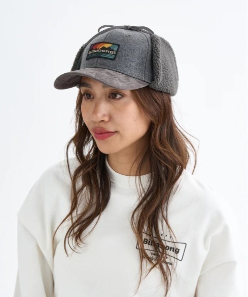 BILLABONG（ビラボン）の「BILLABONG/ビラボン キャップ TRAPPER CAP BF014-903（キャップ・レディース・グレー/アイボリー/ブラック/ブラウン・FREE）」の11枚目の写真