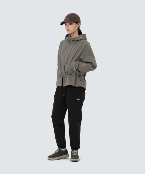 Snow Peak(スノーピーク)の「SnowPeak / Polywasher Wmn's Hood Windbreaker ポリワッシャー ウィメンズ フード ウィンドブレーカー 海外限定(その他トップス・レディース・ダークカーキ/スミクロ/ライトベージュ・S/M/L)」の10枚目の写真