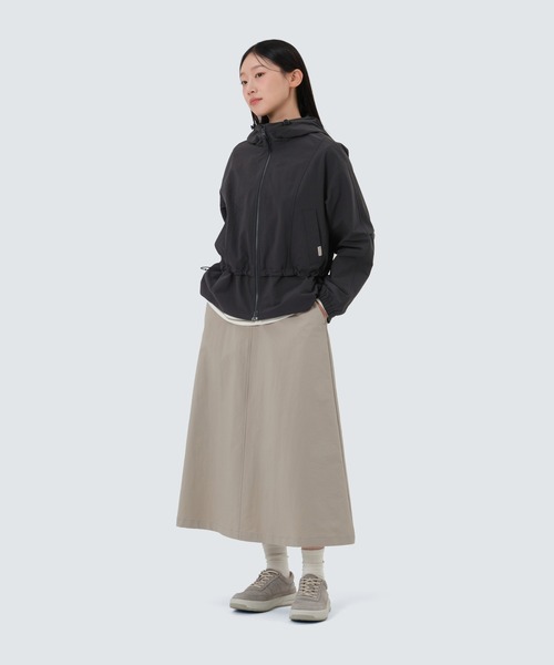 Snow Peak(スノーピーク)の「SnowPeak / Polywasher Wmn's Hood Windbreaker ポリワッシャー ウィメンズ フード ウィンドブレーカー 海外限定(その他トップス・レディース・ダークカーキ/スミクロ/ライトベージュ・S/M/L)」の4枚目の写真