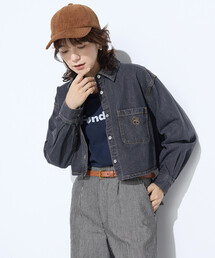 COMME CA Wardrobe | 7.5ozデニム クロップドシャツ(シャツ/ブラウス)