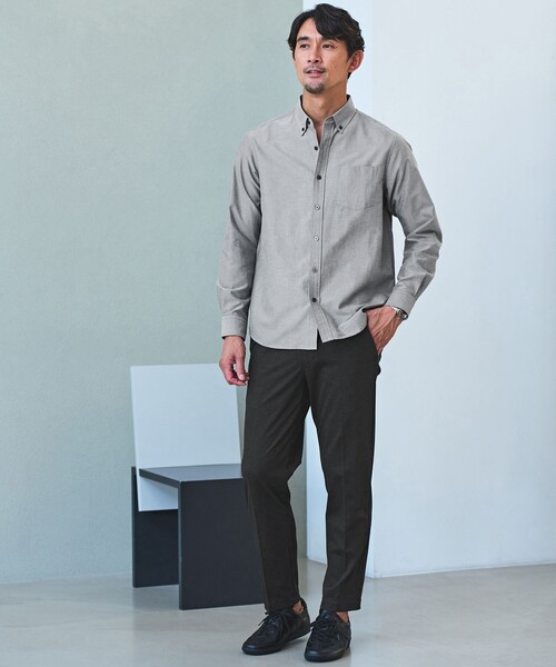 green label relaxing（グリーンレーベルリラクシング）の「【WEB限定】JUST fit ジャージ イージースラックス パンツ（その他パンツ・メンズ・ブラック/ネイビー/ダークグレー/オリーブ・S/M/L/XL）」の13枚目の写真