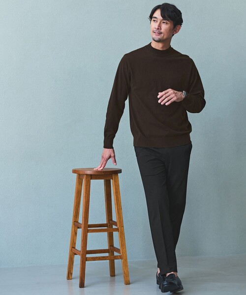 green label relaxing（グリーンレーベルリラクシング）の「【WEB限定】JUST fit ジャージ イージースラックス パンツ（その他パンツ・メンズ・ブラック/ネイビー/ダークグレー/オリーブ・S/M/L/XL）」の14枚目の写真