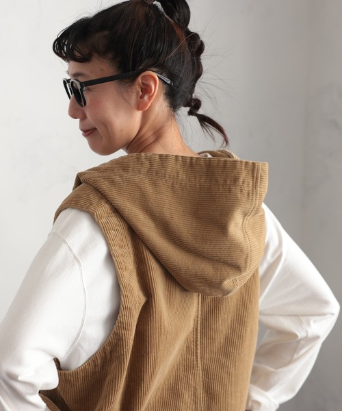 soulberry（ソウルベリー）の「おおきな栗のモンブランのベスト（ベスト・レディース・ベージュ・M/L/LL/3L/4L/5L）」の2枚目の写真