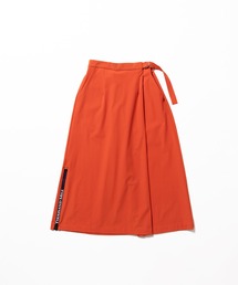 [L's]WRAPPED SKIRT NY/PU/ラップスカート 【撥水,４WAYストレッチ, UVカット】