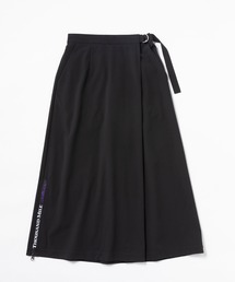 [L's]WRAPPED SKIRT NY/PU/ラップスカート 【撥水,４WAYストレッチ, UVカット】