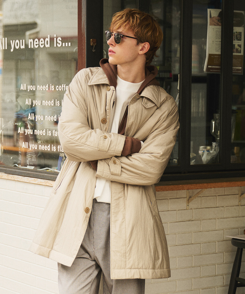 ABAHOUSE（アバハウス）の「リバーシブルビーバーフードコート（ステン