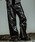 NO ID.�i�m�[�A�C�f�B�j�́u�yNO ID.�zSynthetic Leather Zip Flare Pants / �V���Z�e�B�b�N ���U�[ �W�b�v �t���A �p���c�i�X���b�N�X�j�v�b�u���b�N