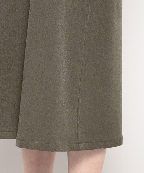 DANTON（ダントン）の「WOMEN'S POLYESTER FLANNEL OVERALLS SKIRT（スカート・レディース・ダークネイビー/グレー系その他/グレイッシュベージュ・36）」の16枚目の写真